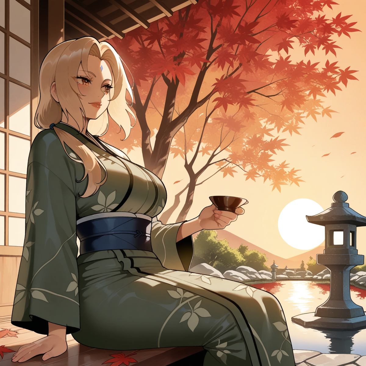 Tsunade: Al ocaso