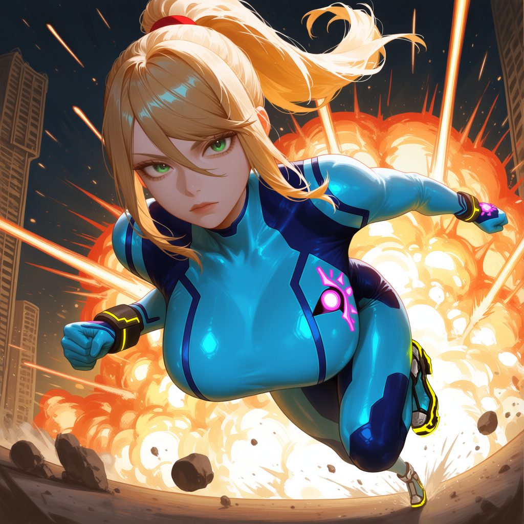 Samus Aran: En Acción