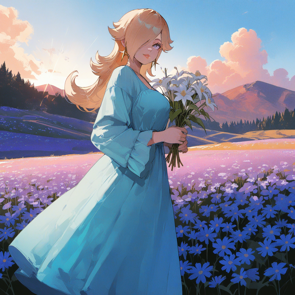 Rosalina: Campo de Flores