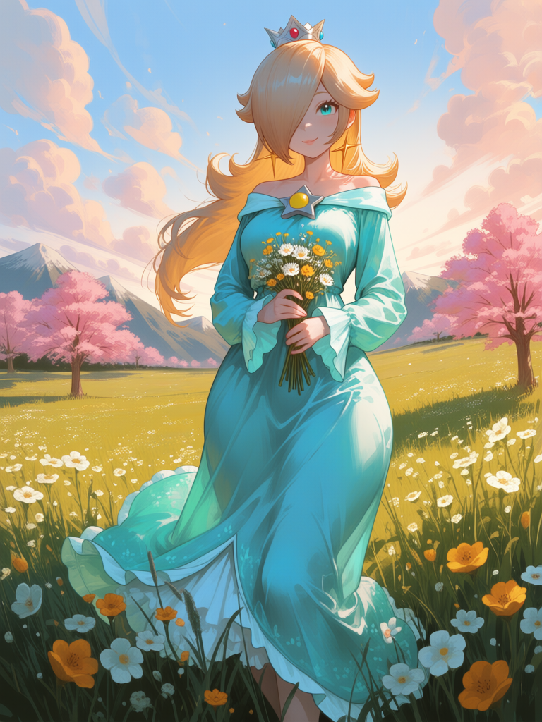 Rosalina: Campo de Flores