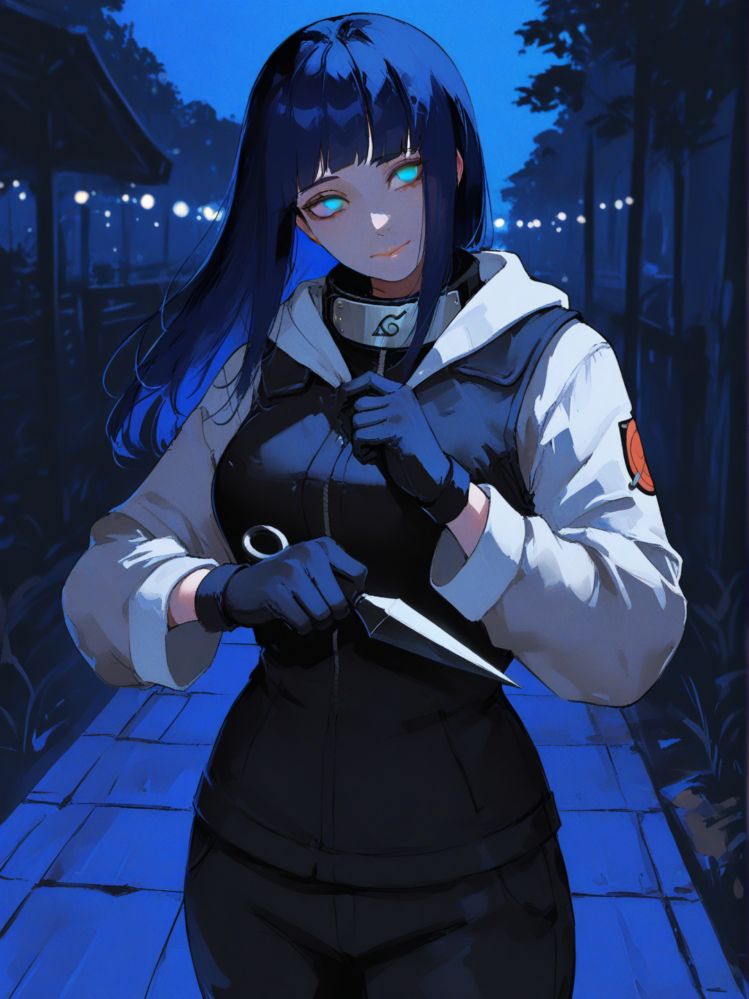 Hinata: Entrenamiento Nocturno