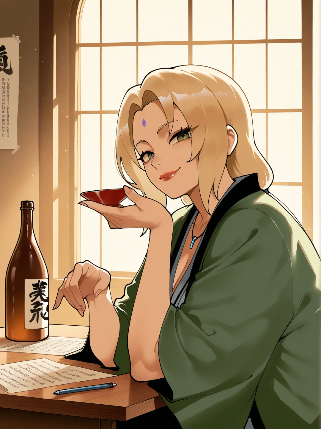 Tsunade: Tarde de Sake