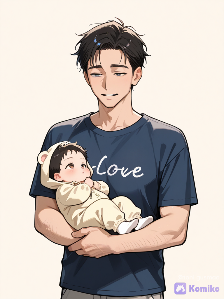 ayah bersama anaknya