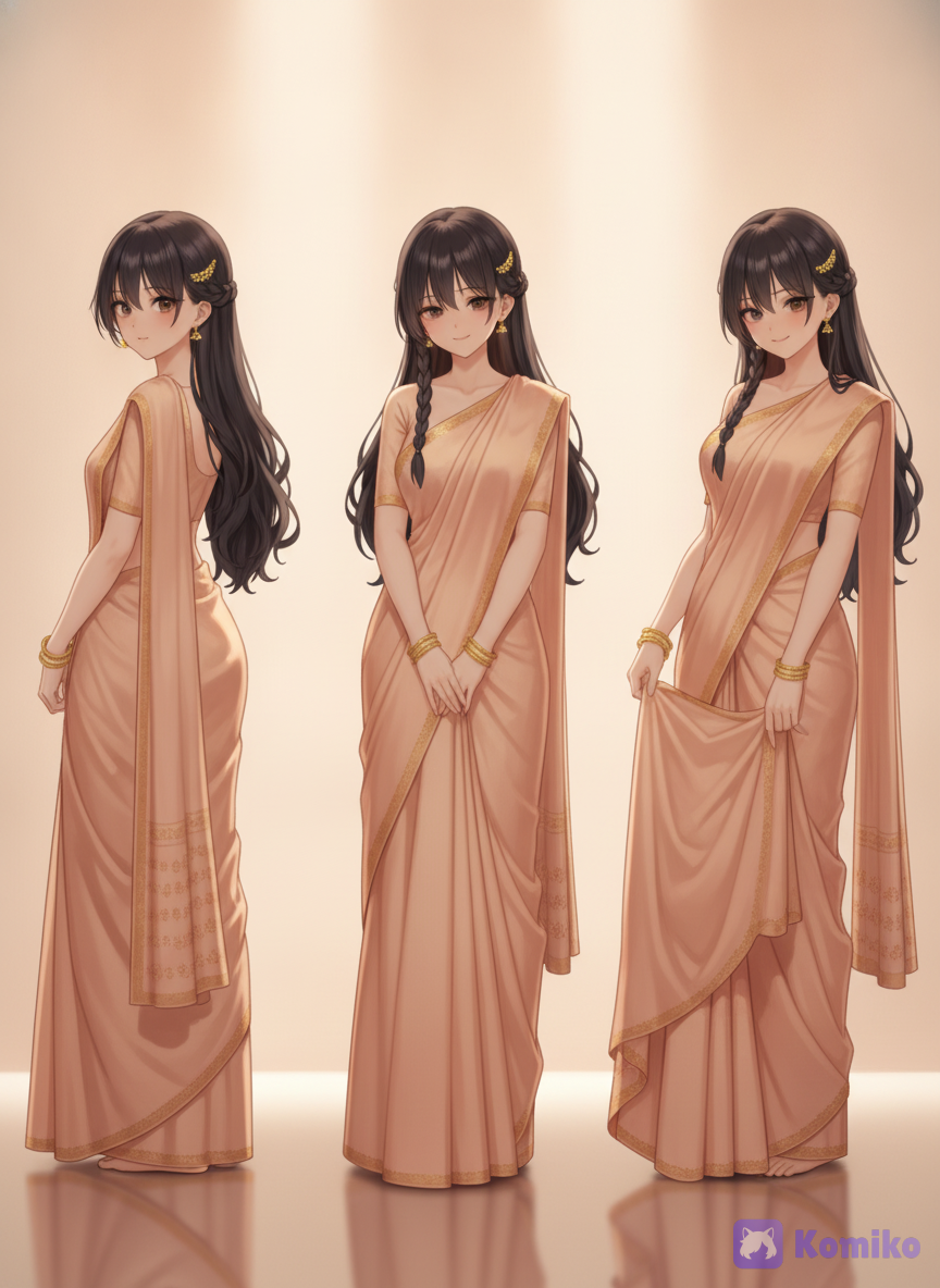 Grace in Every Drape 🌸