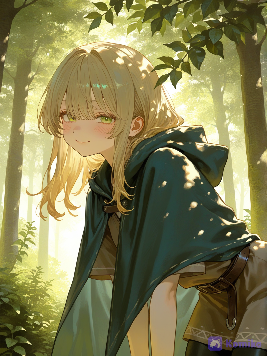 Lost forest girl