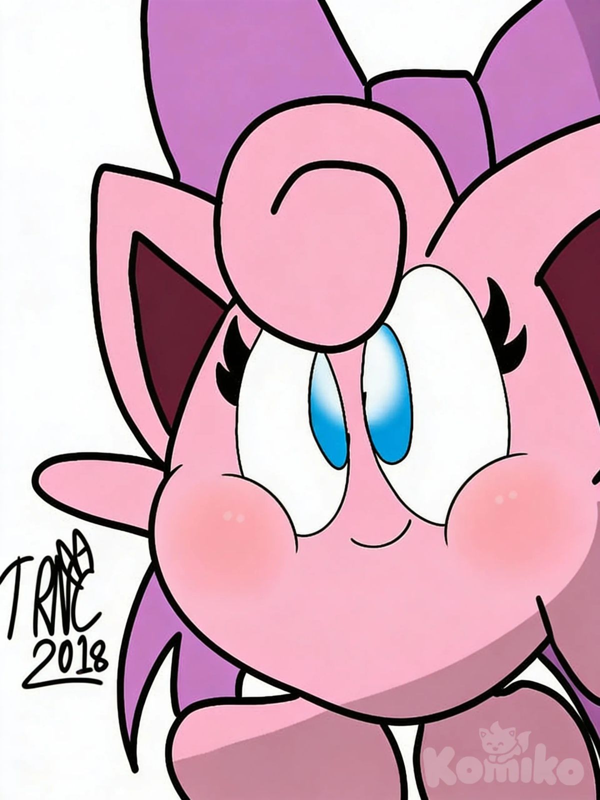 puffy cheeks