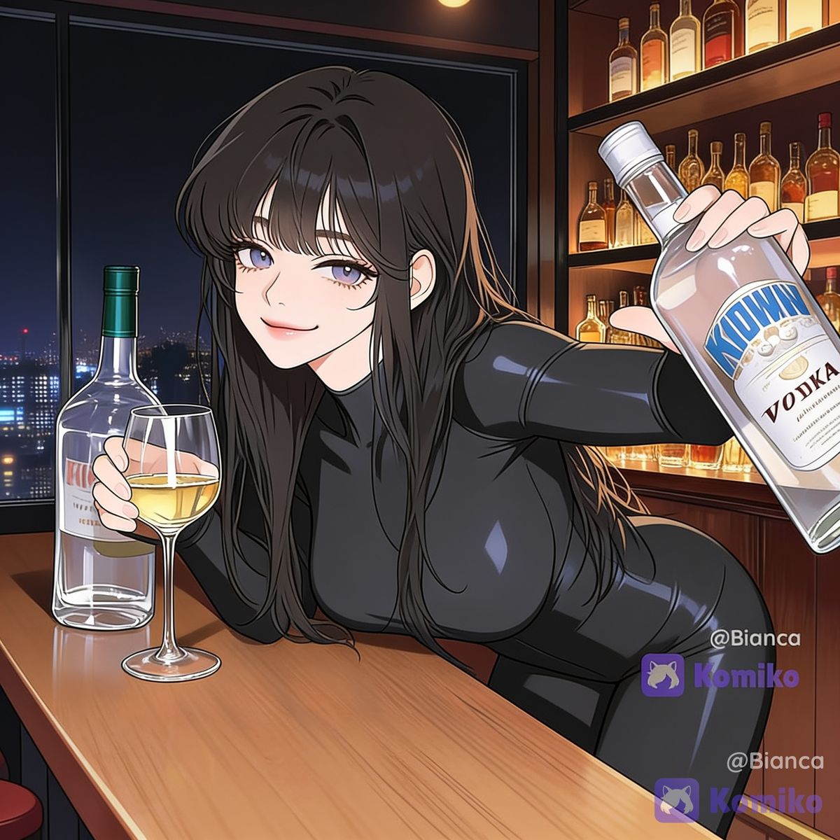 Eleanor 's Cozy Bar Night 🍸✨
