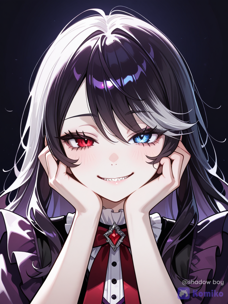 Smiling Cutie with Dual Eyes ✨
