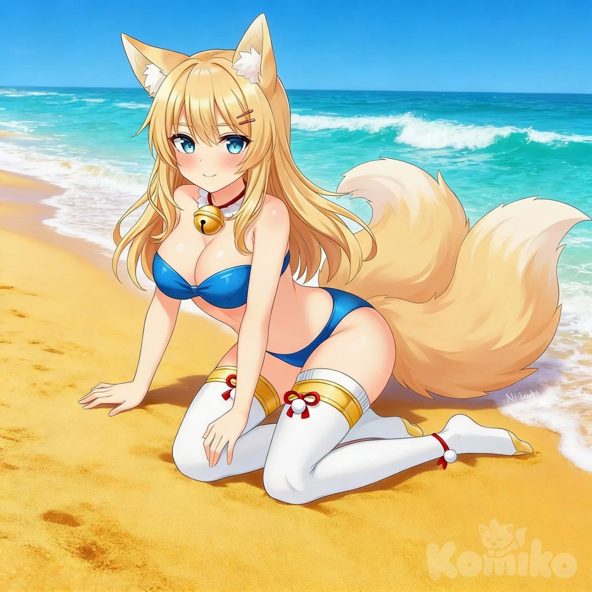 At the beach