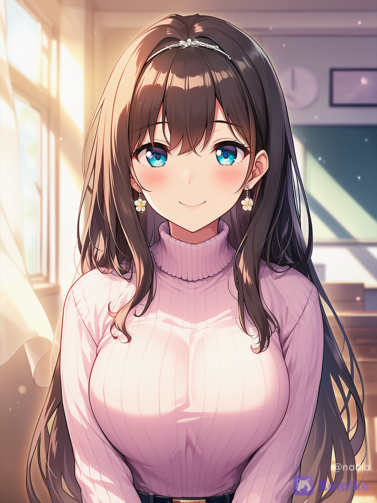 Cozy Sweater Smiles 🌸✨