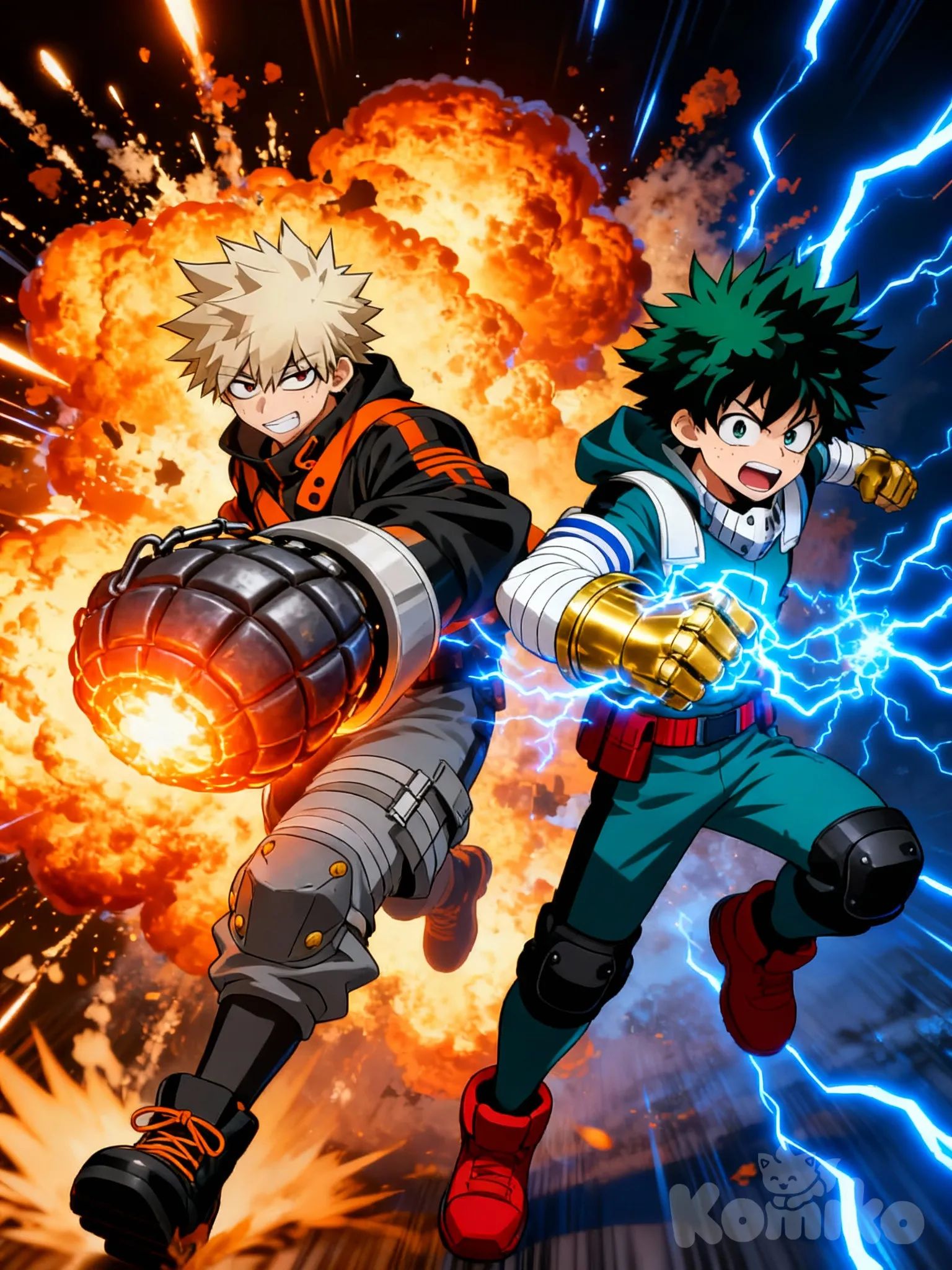 Katsuki Bakugou & Izuku Midoriya 