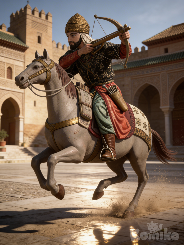 The horse is a bit strange
