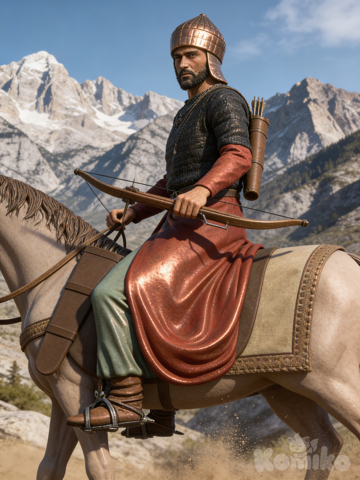 Why is the crossbow rendered as a bow?