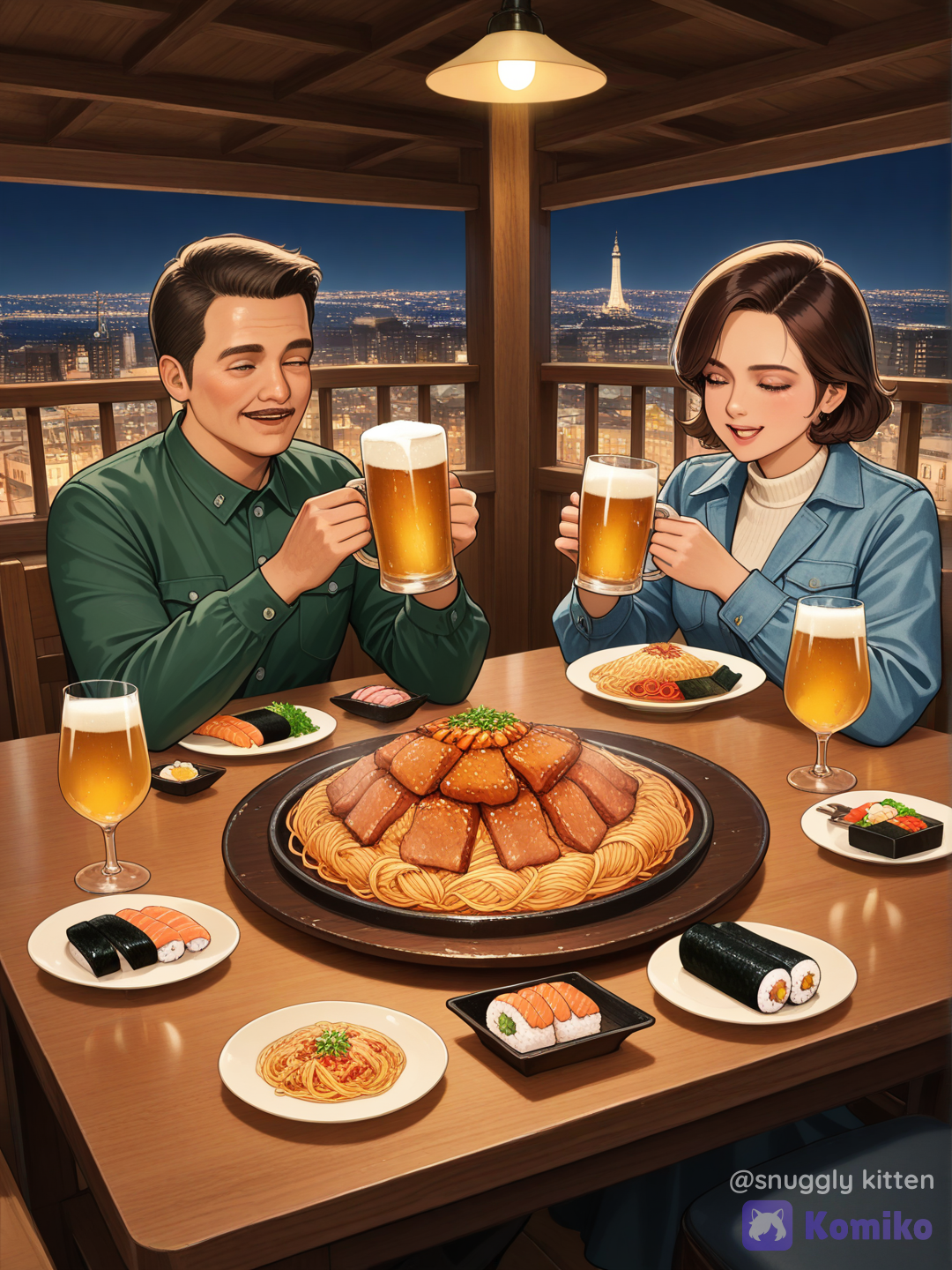 Beer and pasta