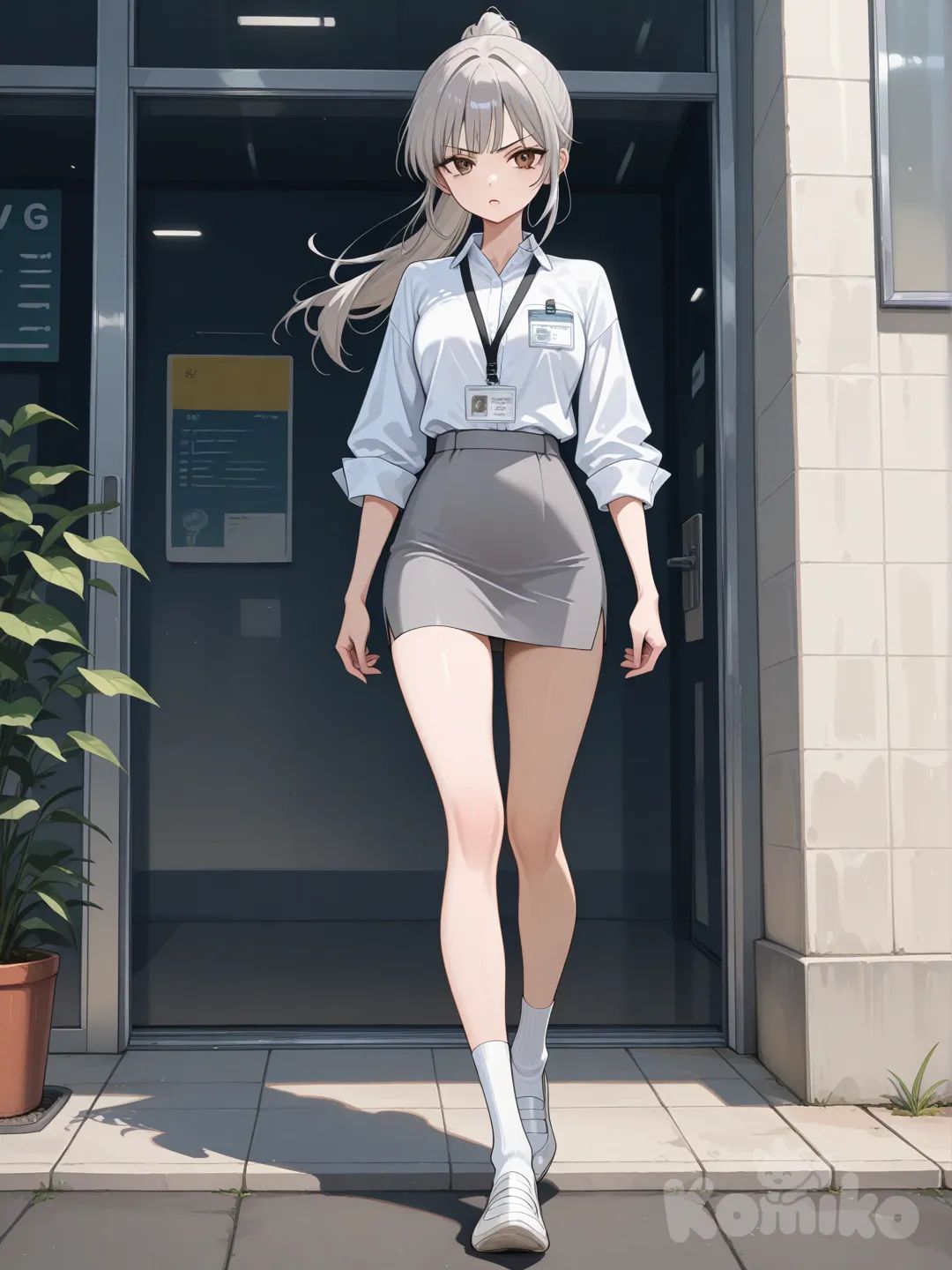 office girl