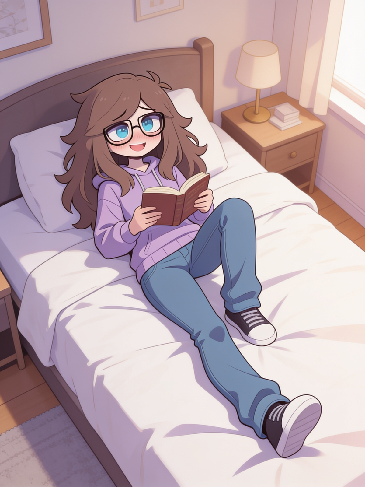 Silvie y su libro favorito 📖✨