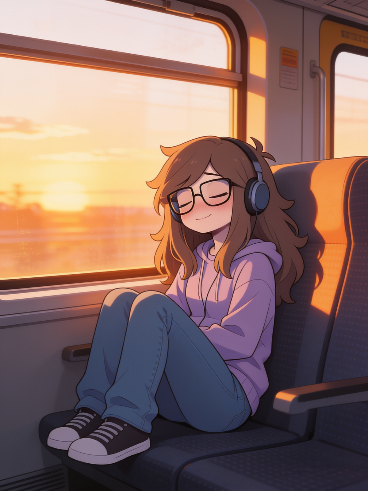 Silvie en el tren 🌅