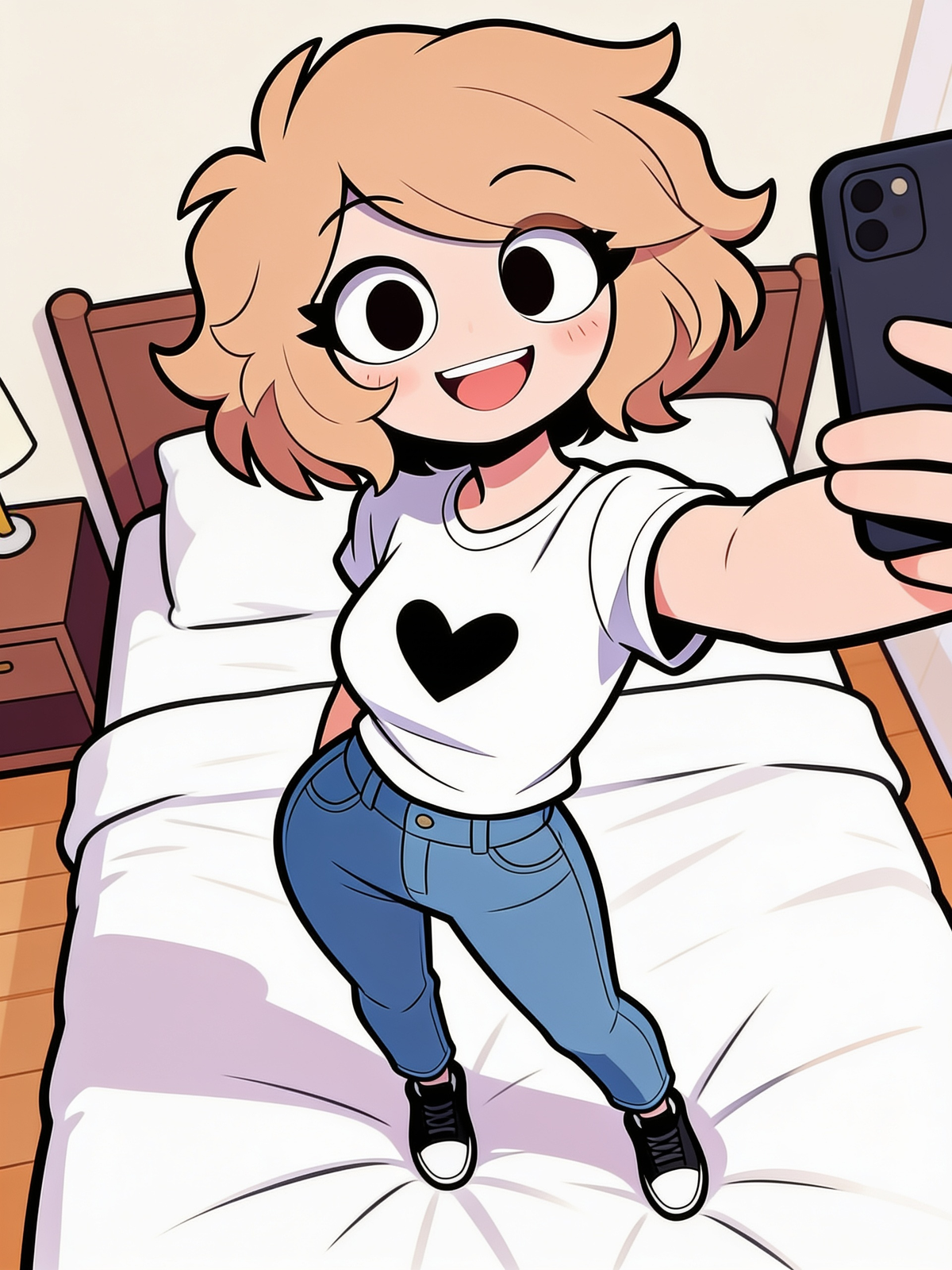 ¡Selfie feliz de Ana! 🖤✨