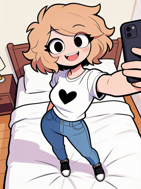 ¡Selfie feliz de Ana! 🖤✨