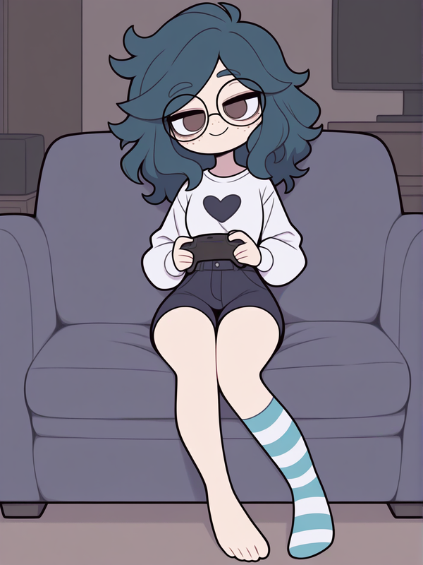 Gaming cozy en el sillón 🎮💙