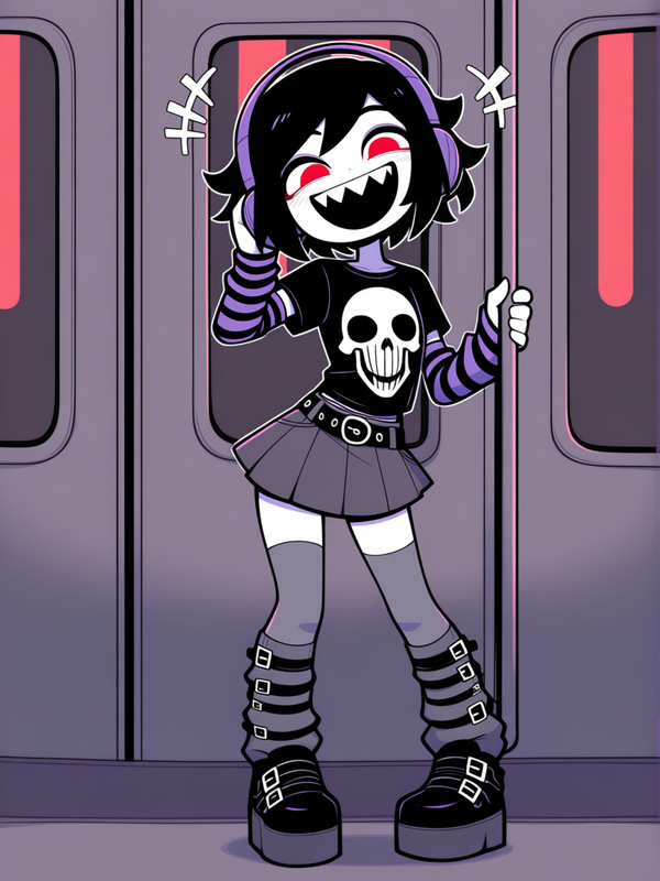 ¡Riendo en el metro! 🎧💜
