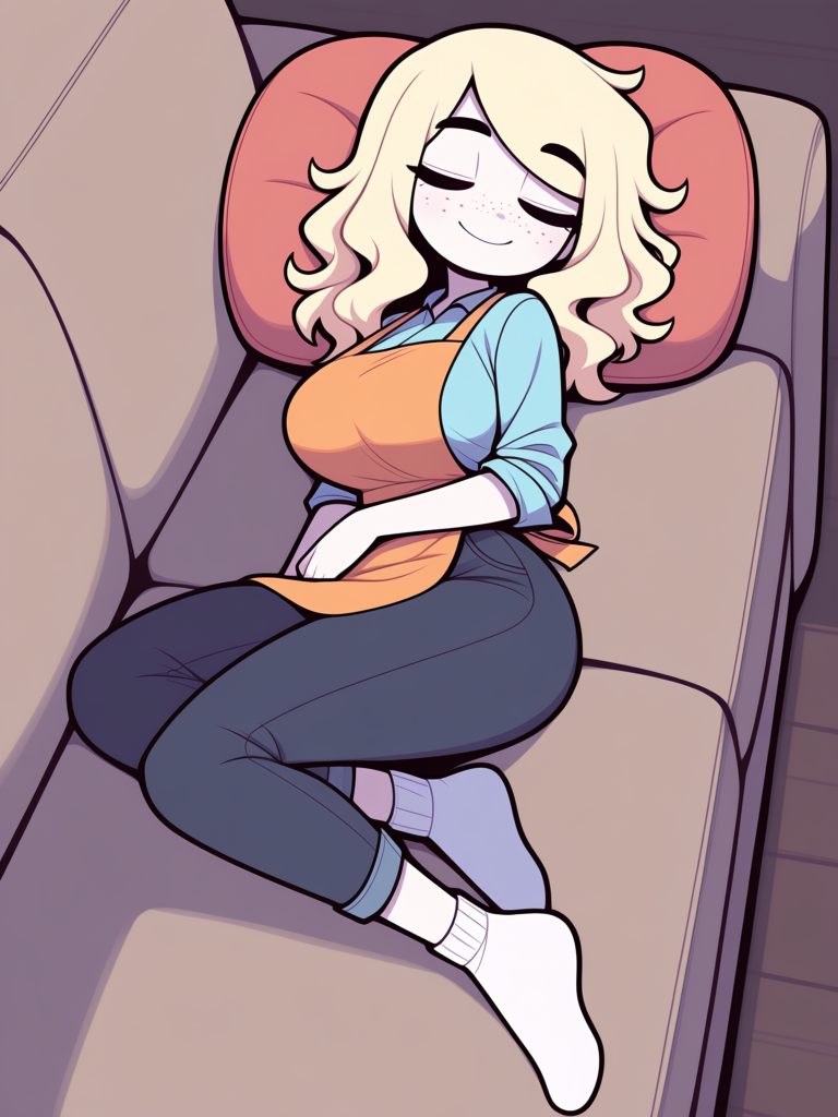 Lana en su siesta ☁️