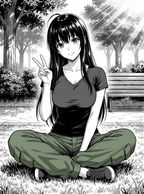 Yuuki At The Park