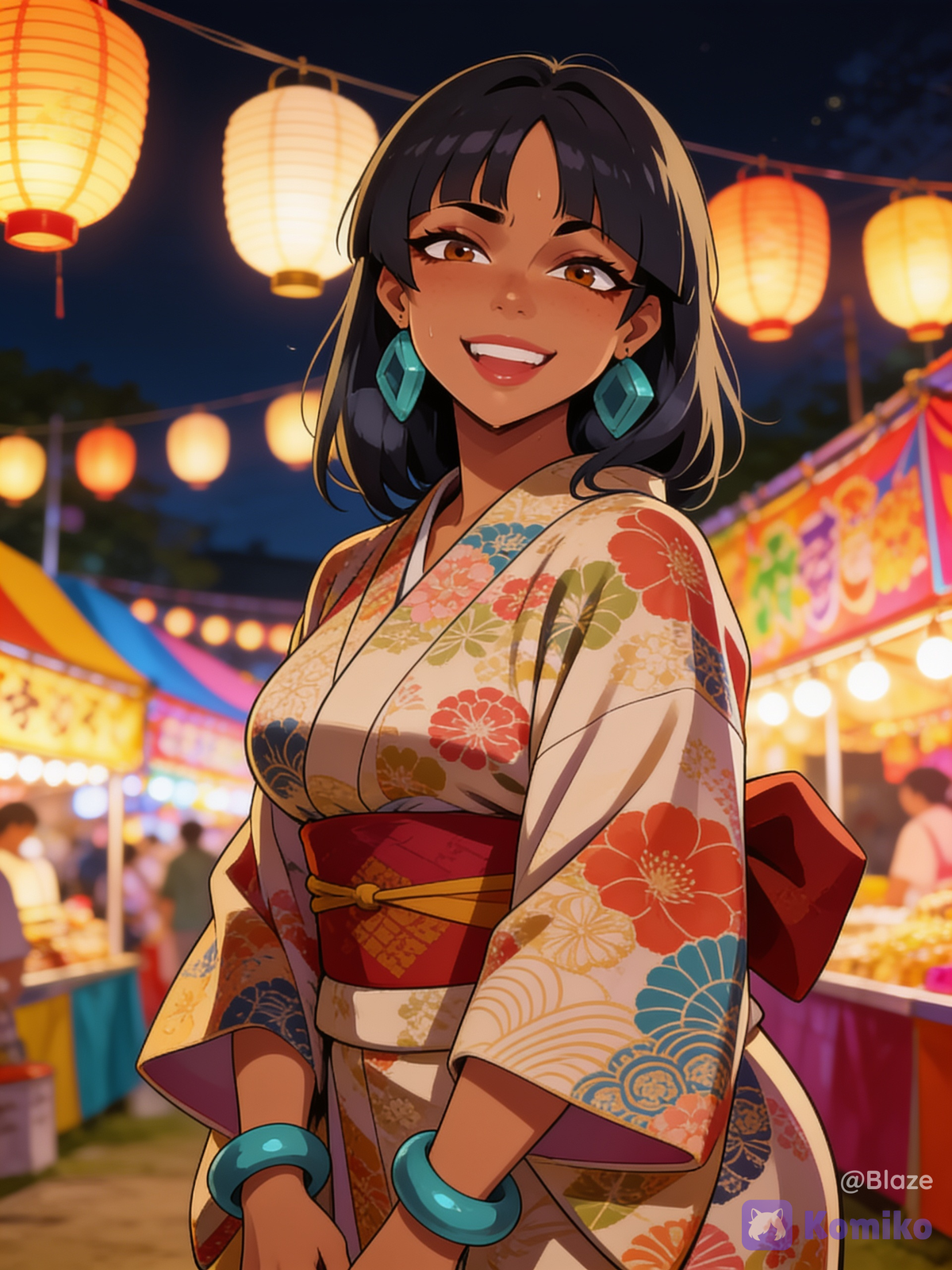 Chel en el festival