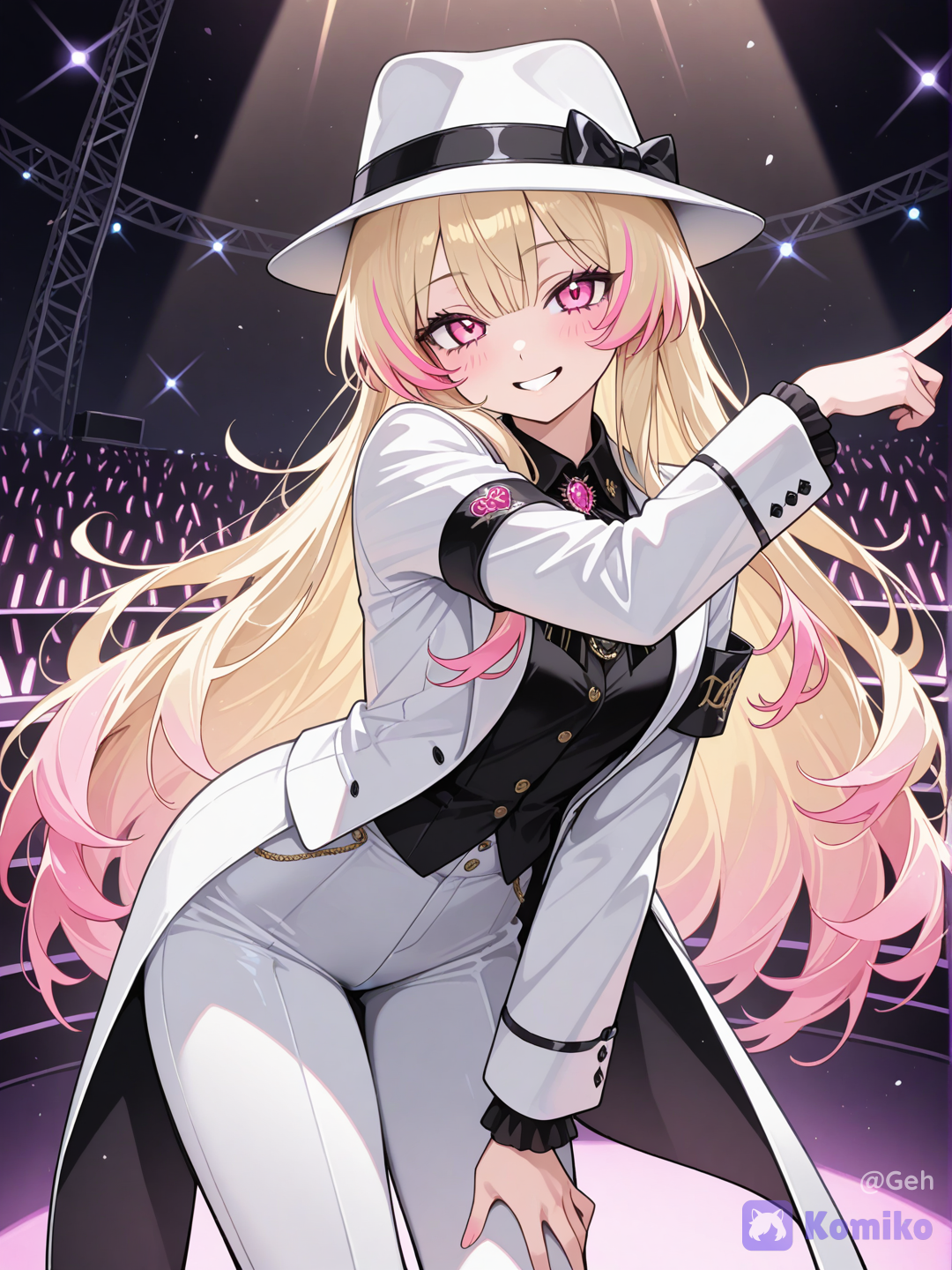 Marin Cosplaying Smooth Criminal.