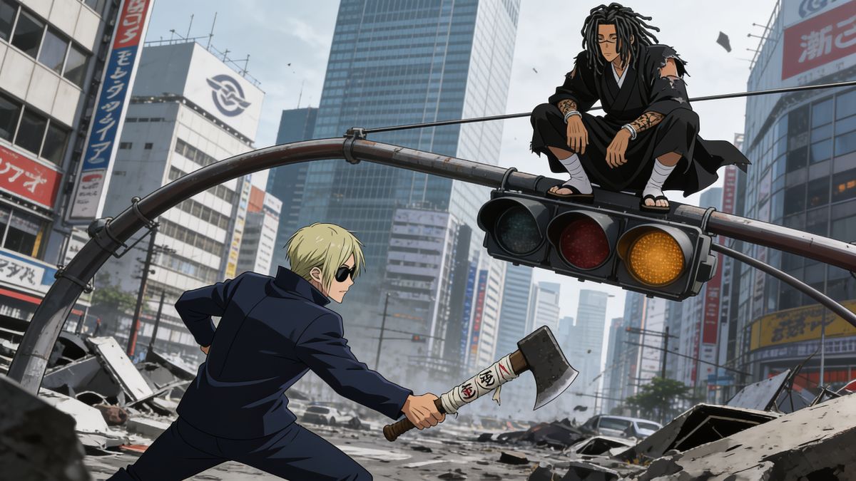 Genkai: *sigh* Nanami please just give up, I don't want to kill you.... Nanami: *his speed is crazy*