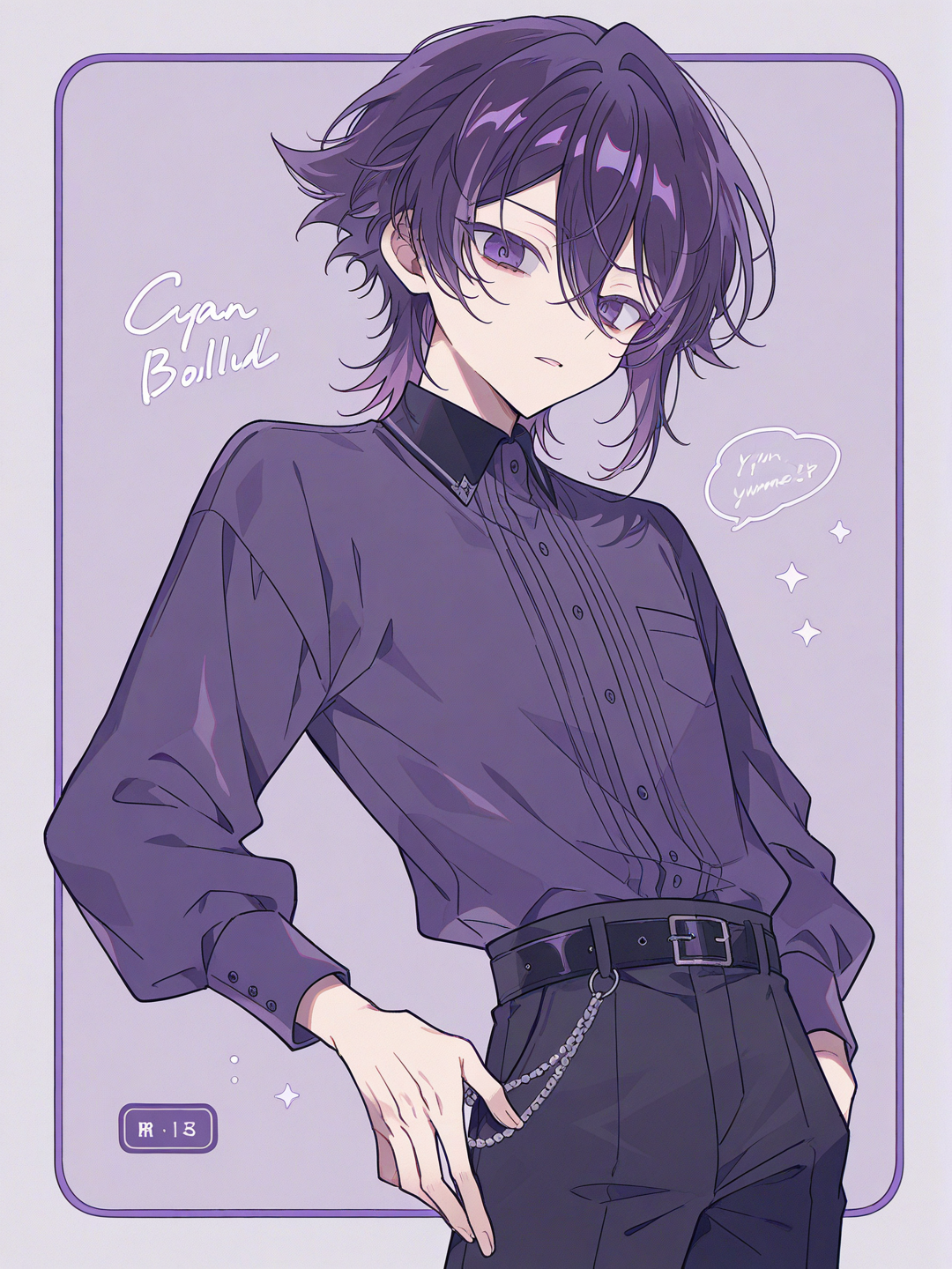 Small emo boy