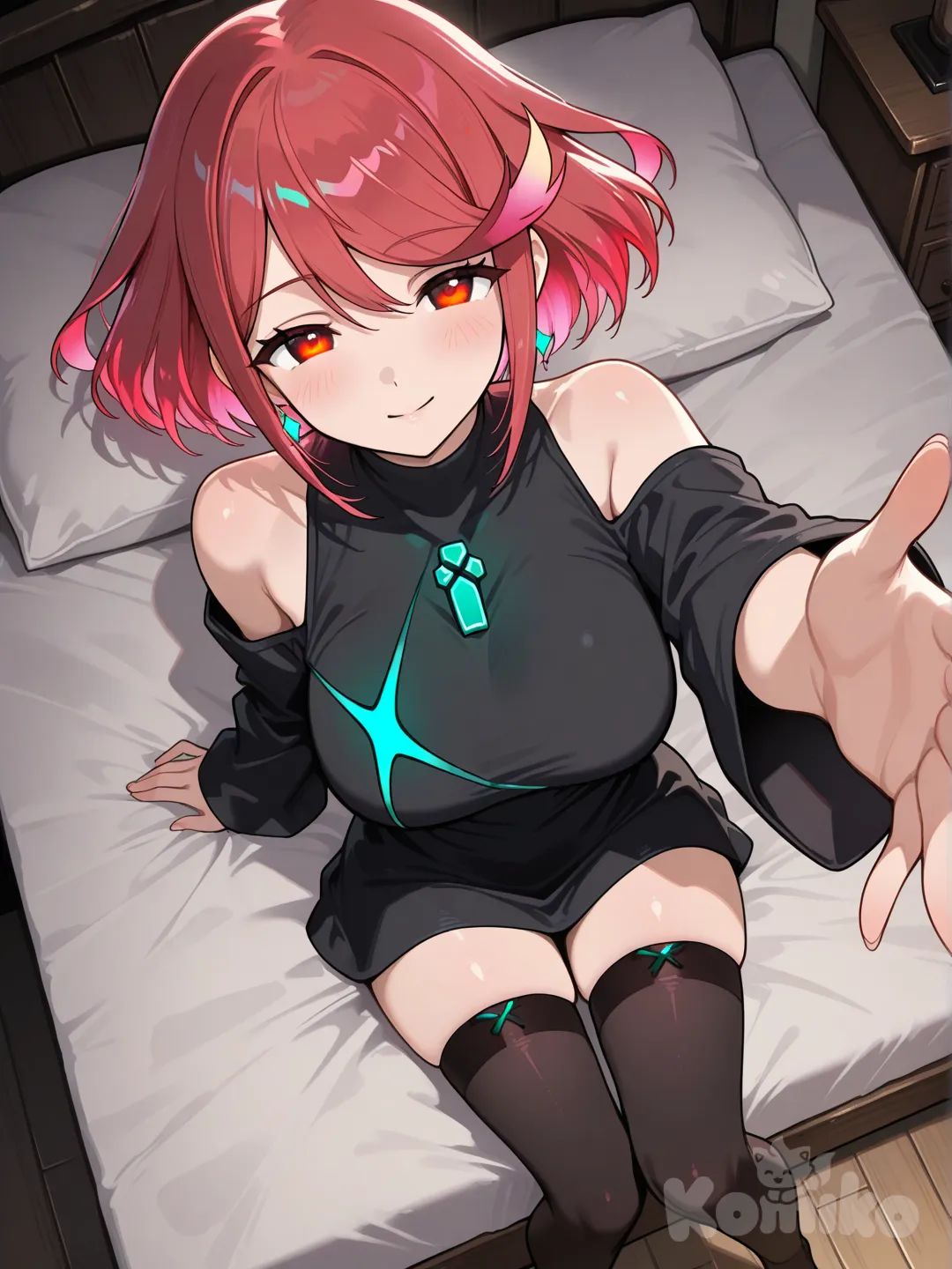 pyra (xenoblade) happy to see you