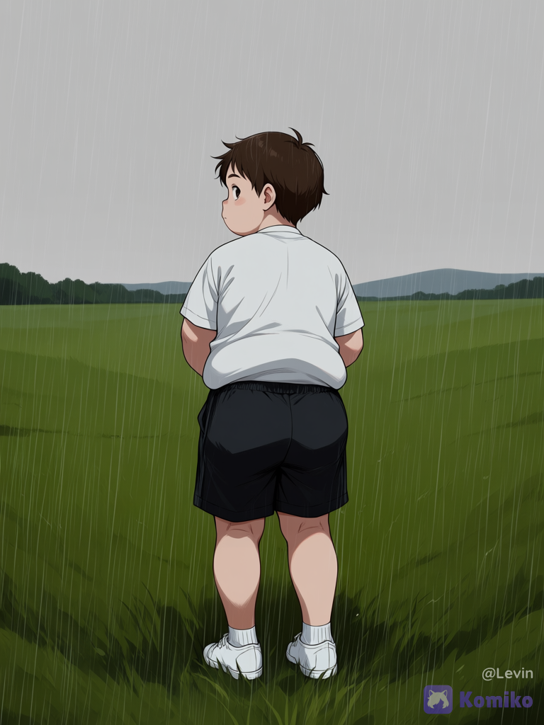 Disfrutando la lluvia