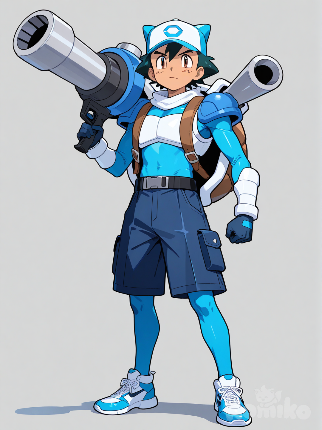 Ash mega blastoise