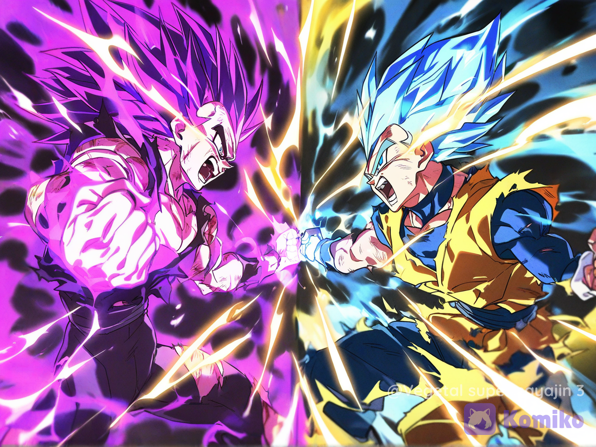 Vegeta contra Goku