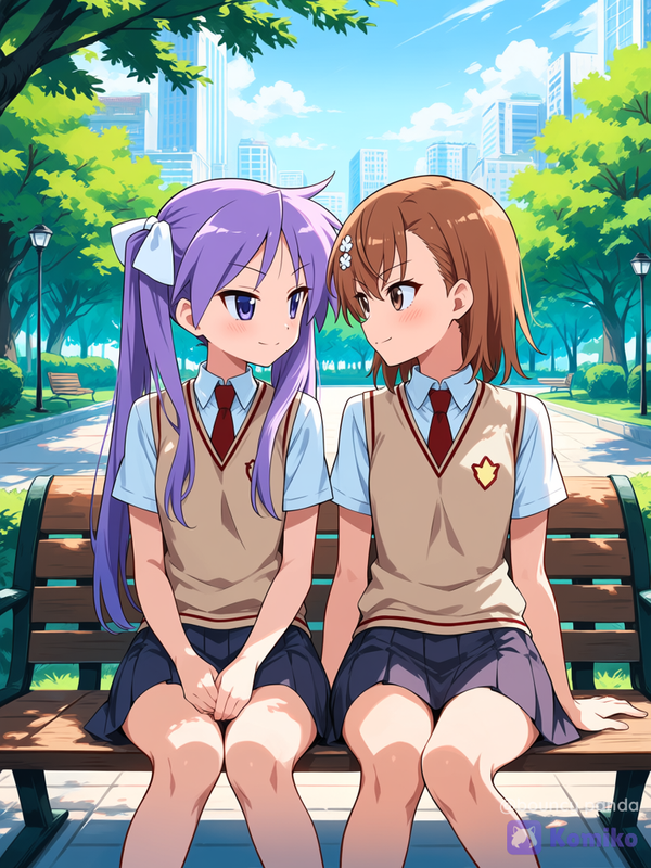 misaka and kagami
