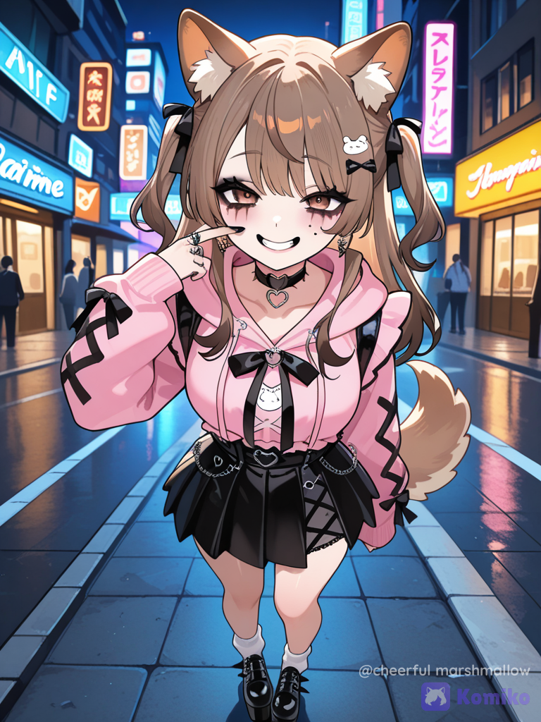 私可愛いでしょワン💕