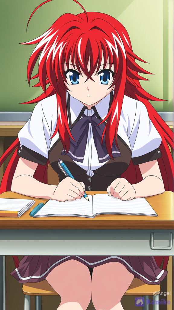 Volta às aulas Rias Gremory