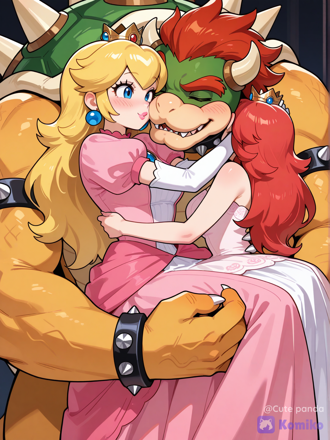 Princess Peach true love is it Mario it's Bowser