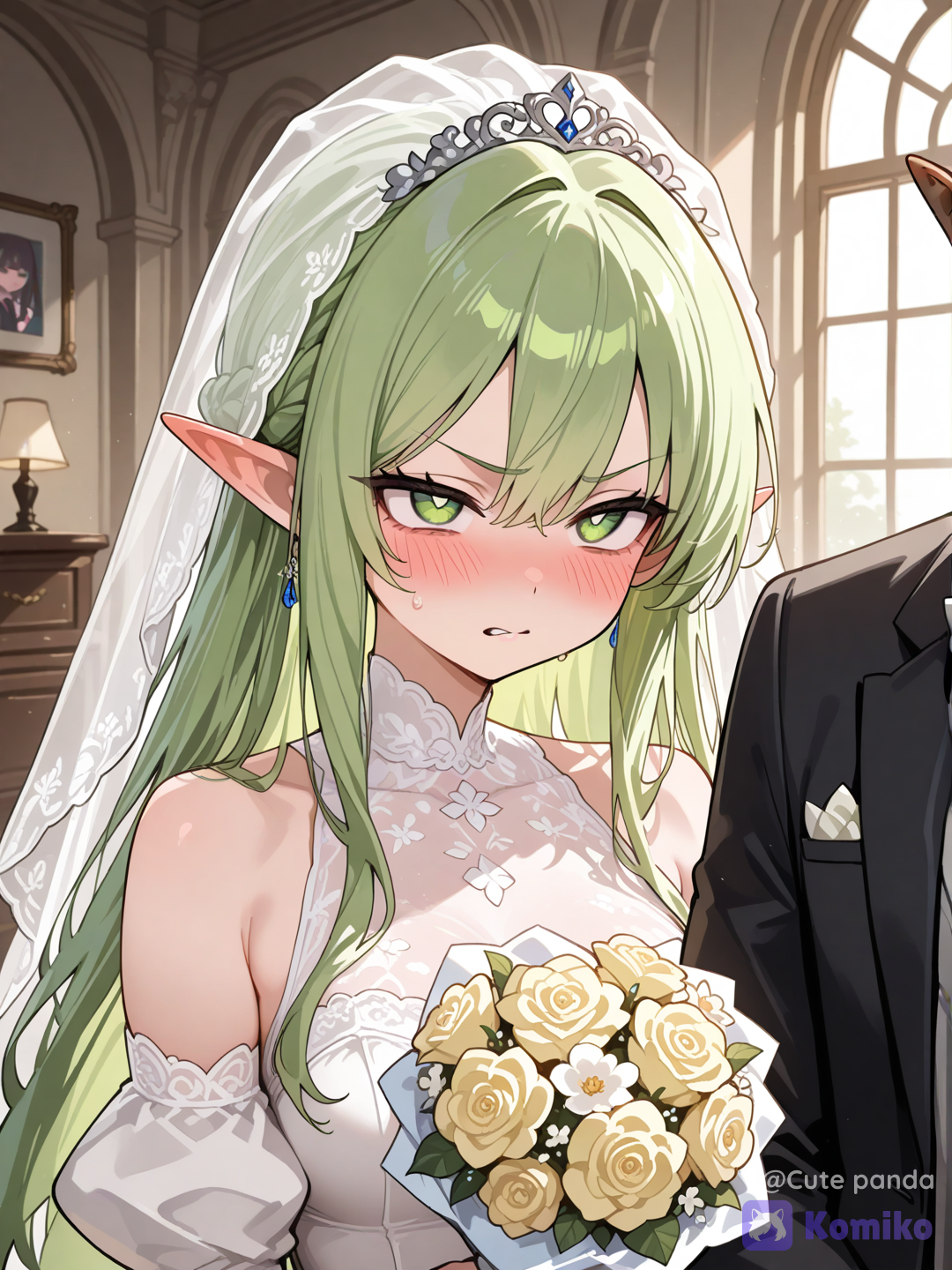 A pure blood wood tsundere is getting married to her beloved human