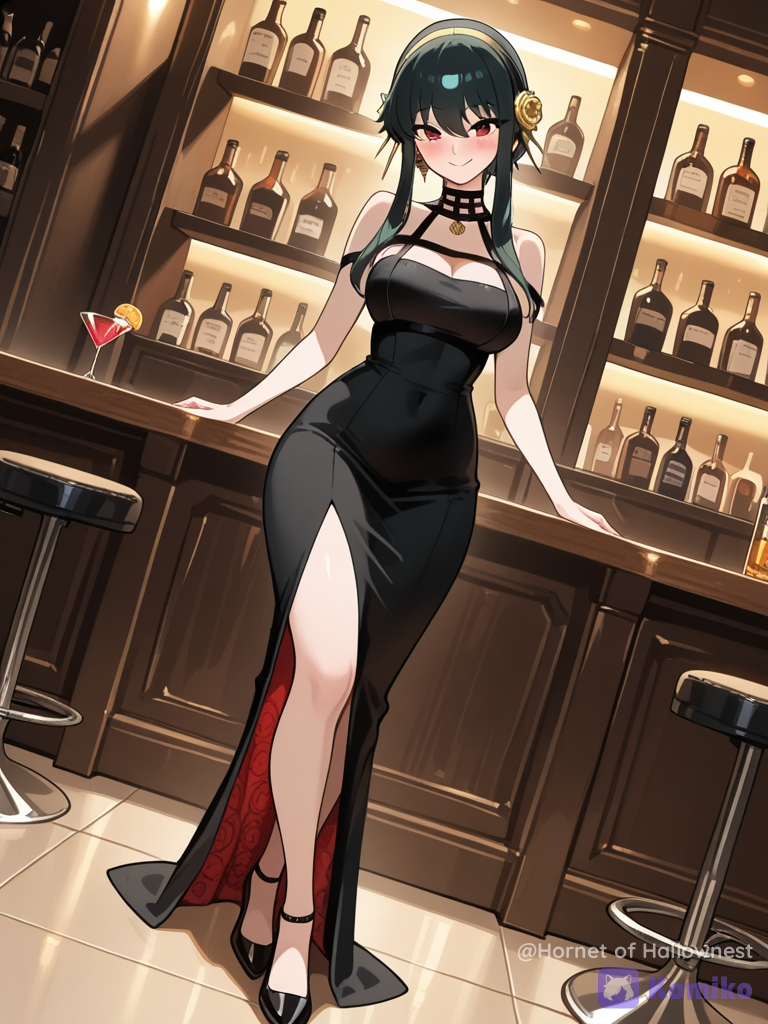 Yor Briar at a Cocktail Bar