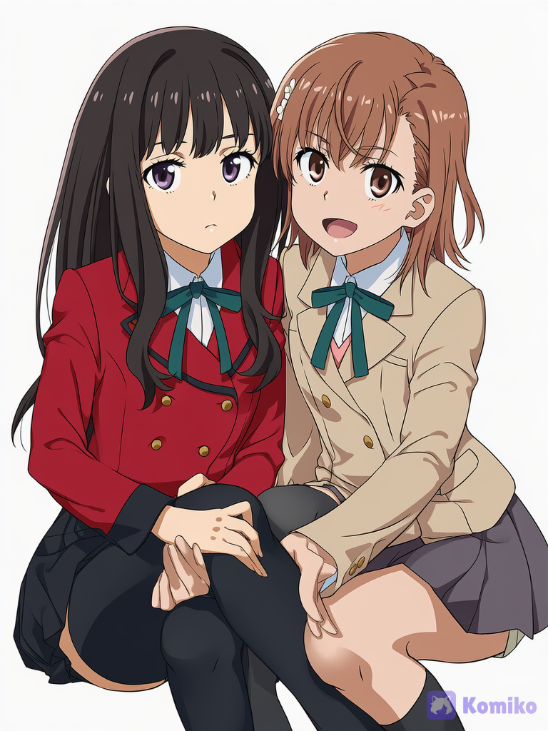 Inoue Takina and mikoto misaka