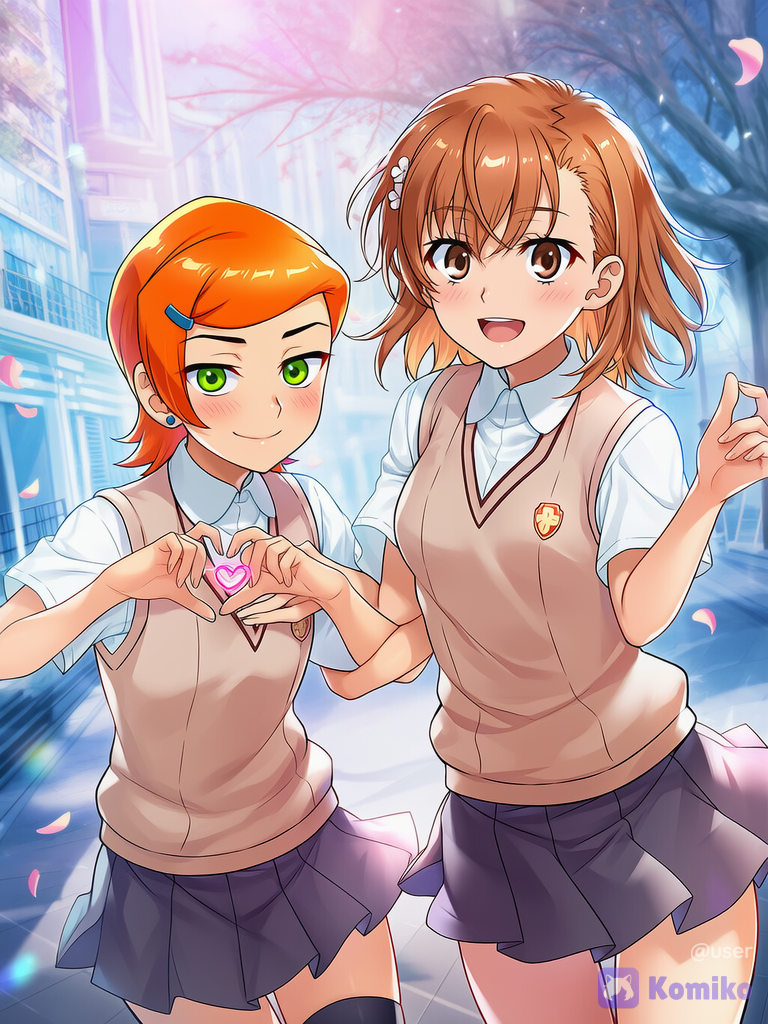 gwen and misaka