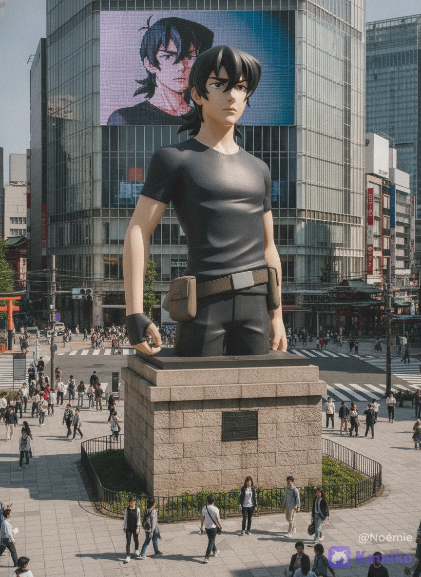 keith voltron statu géant