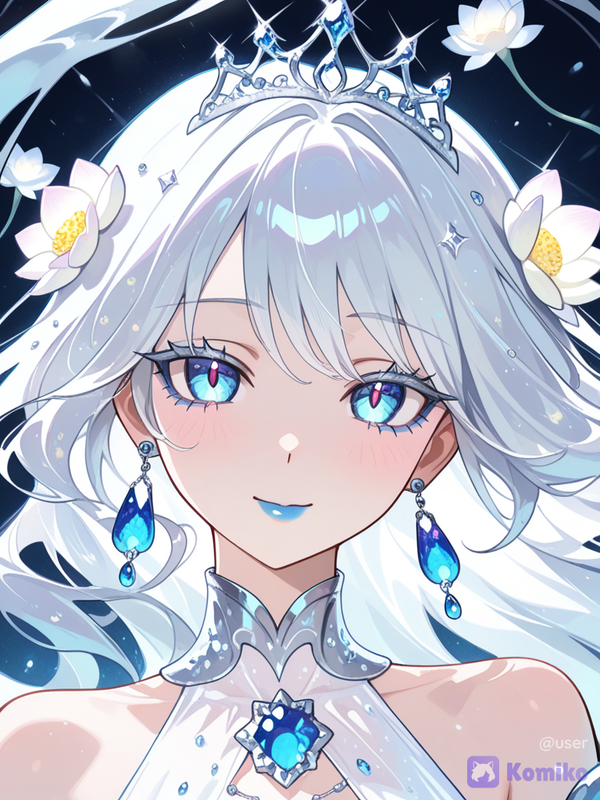 ultra-detailed, high-end digital anime art style, portrait shot, centered composition, ethereal ligh