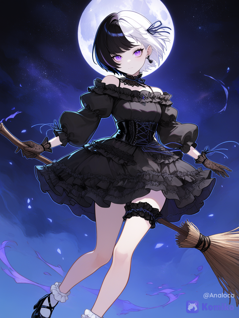 Broom broom to the Moon !  🌕🧹