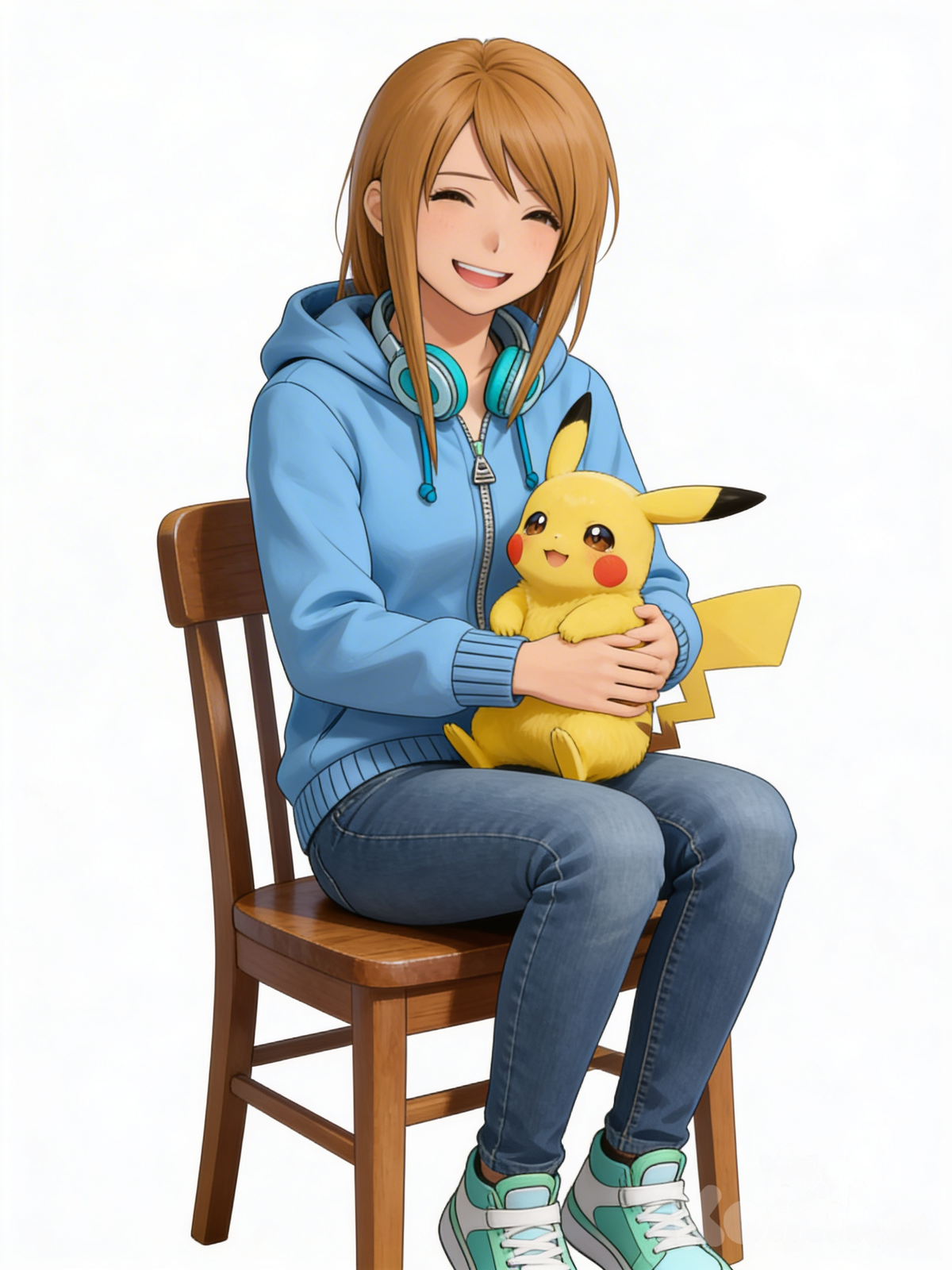 Laoise with pikachu