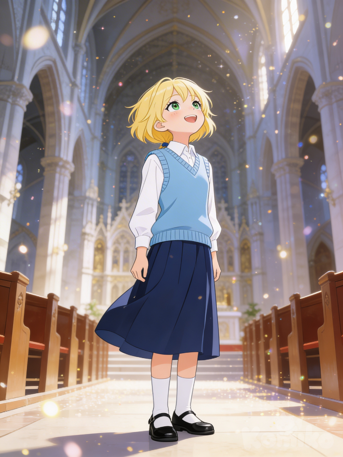 Aoife in the church
