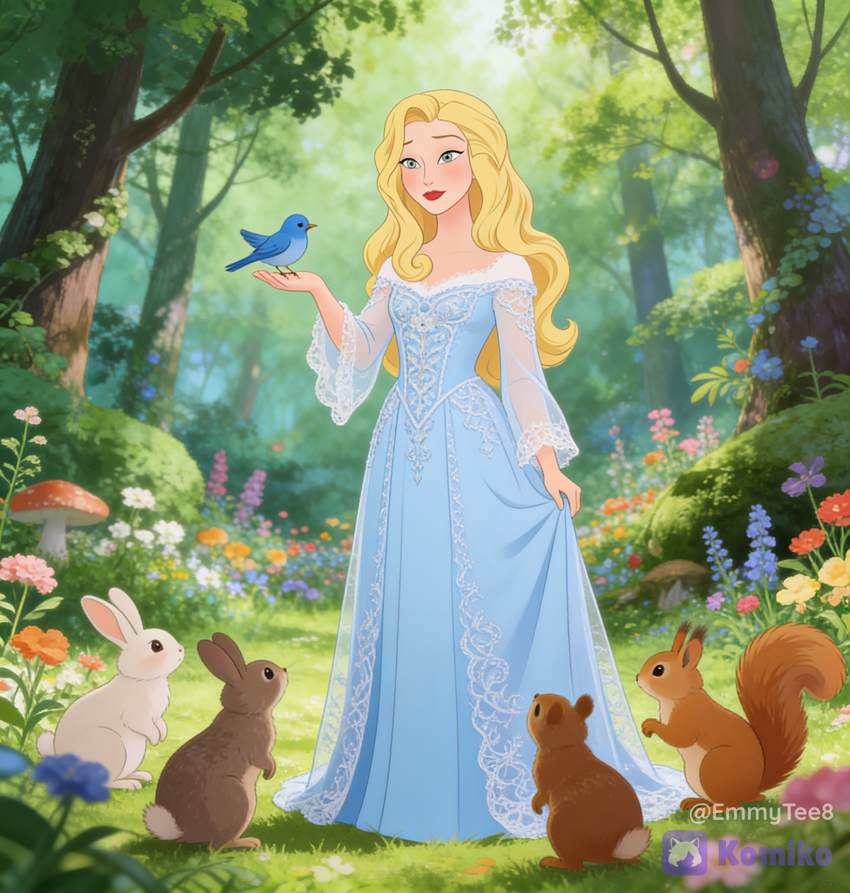 Kit with animals.