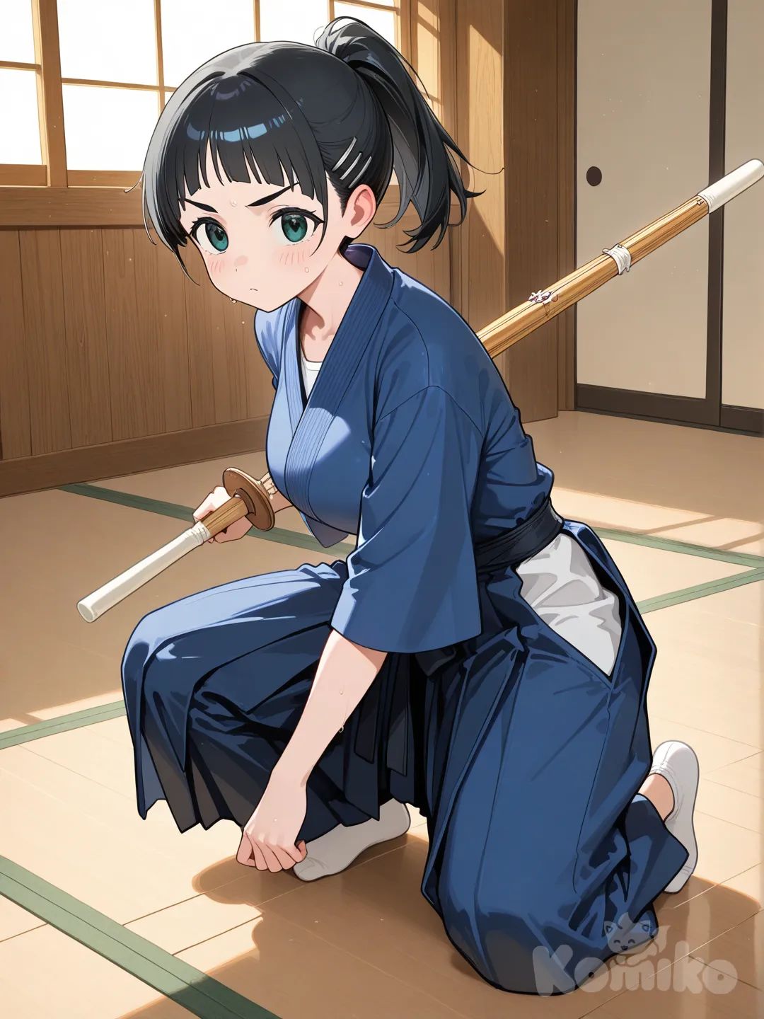 Kendo practice